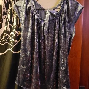 Dusty Blue Elle brand Women's Blouse